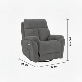 Recliner Comfera Electric - Black Black
