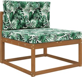 vidaXL Μαξιλάρι Καναπέ Εξωτερικού Χώρου 2 pcs Σχέδιο Φύλλου