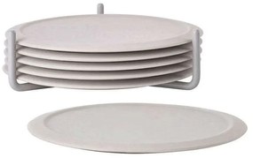 Σουβέρ Singles (Σετ 6Τμχ) 330305 Φ10x3,1cm Warm Grey Zone Denmark Σιλικόνη,Μέταλλο