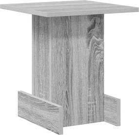 vidaXL End Table Γκρίζο Σονομα 35,5 x 35 x 40 εκ Επεξεργασμένο ξύλο