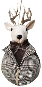 Χριστουγεννιάτικη Μπάλα Gentleman 030287 14x14x28cm Multi