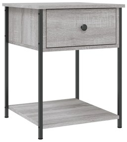 vidaXL Κομοδίνο Γκρι Sonoma 44 x 45 x 58 εκ. από Επεξεργασμένο Ξύλο