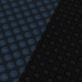Κάλυμμα Πισίνας Ηλιακό Μαύρο/Μπλε 381 εκ. από Πολυαιθυλένιο - Μαύρο