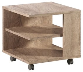 MATIS Τραπεζάκι τροχήλατο Kinder premium δρυς 45x45x43 MATIS641962