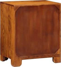 vidaXL Sideboard Πολύχρωμο 50x35x60 μασίφ ξύλο ακακίας
