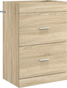 vidaXL Σετ Επίπλων Μπάνιου Sonoma Δρυς 61 x 40 x 84,5 εκ