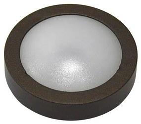 Adeleq Led Φωτιστικό Αλουμινίου Επίτοιχo Στρογγυλό 0.7W Ψυχρό Σκουριά 3-9731810