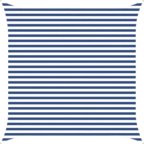 vidaXL Πανί σκιάς Μπλε και άσπρο 3,6 x 3,6 m 100% Πολυέστερ Οξφόρδη