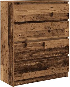 VidaXL Sideboard Παλιό ξύλο 80x35x99 cm Ξύλο μηχανής