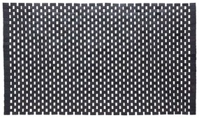 Πατάκι Μπάνιου Woodblock 52x90 Teak Black Sealskin 52x90 Wood