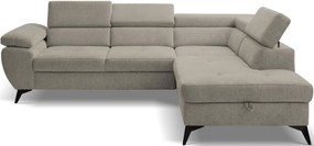 Γωνιακός Καναπές Fairo-Αριστερή-Μπεζ