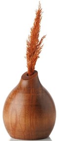 Βάζο Trovelily 243TRV1115 18x15x15cm Dark Walnut Aberto Design Ξύλο