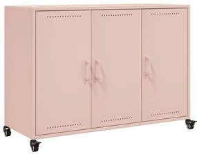 vidaXL Ντουλάπι Ροζ 100,5x39x72 εκ. από Χάλυβα