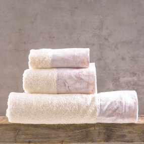 Πετσέτες Μπάνιου (Σετ 3τμχ) Rythmos Lucette Pink 500gsm Ροζ,Μπεζ ΣΥΣΚΕΥΑΣΙΑ ΚΟΥΤΙ