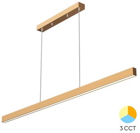 Φωτιστικό Κρεμαστό Braytron BH16-09986 Χρυσό Ματ (Gold Mat- Satin) CCT3