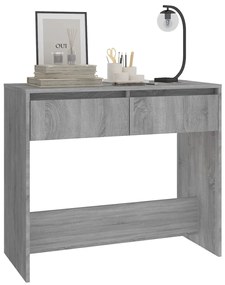 vidaXL Τραπέζι Κονσόλα Γκρι Sonoma 89x41x76,5 εκ. Επεξεργασμένο Ξύλο