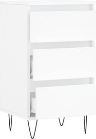 vidaXL Συρταριέρα Λευκή 40 x 35 x 70 εκ. από Επεξεργασμένο Ξύλο