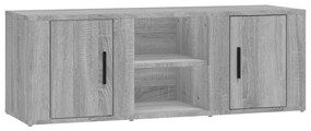 vidaXL Έπιπλο Τηλεόρασης Γκρι Sonoma 100x31,5x35 εκ. από Επεξεργ. Ξύλο