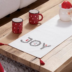 Runner Χριστουγεννιάτικο Christmas Is All Around Ecru Nef-Nef Homeware 33X150