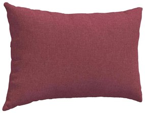 vidaXL Μαξιλάρι Καναπέ 2 pcs Κόκκινο 60 x 40 cm ύφασμα