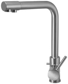 BRUNO μπαταρία πάγκου κουζίνας M54510-207, τρίοδη, αναμεικτική, ασημί