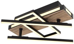 Πλαφονιέρα Φωτιστικό Οροφής LED 30W Μαύρο Colli 67299D2 Globo Lighting-67299D2-Μαύρο 67299D2