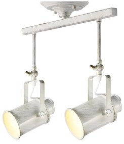 Διπλό φωτιστικό οροφής Nash-Λευκό