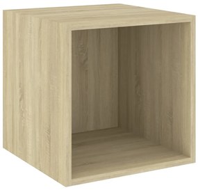 vidaXL Ντουλάπι Τοίχου Sonoma Δρυς 37 x 37 x 37 εκ. από Επεξ. Ξύλο