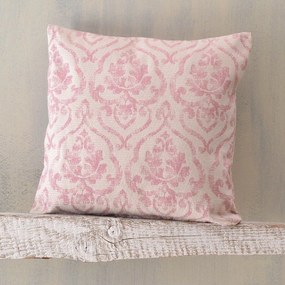 Μαξιλαροθήκη Διακοσμητική Medallion Pink Ρυθμός 40Χ40 Cotton-Polyester