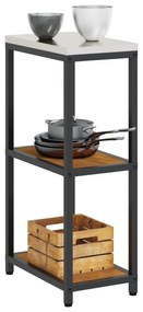 vidaXL Ράφι Αποθήκευσης Κουζίνας με ράφι Σκ rusty 60 x 50 x 92 εκ.