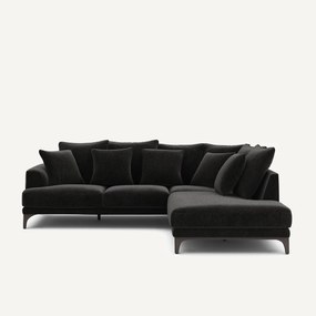 Γωνιακός καναπές από βελούδινο chenille, ARMENTO