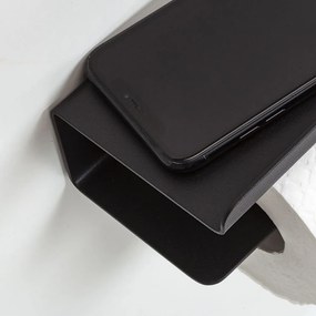 Tiger Colar Χαρτοθήκη με Ράφι Black 1314230746