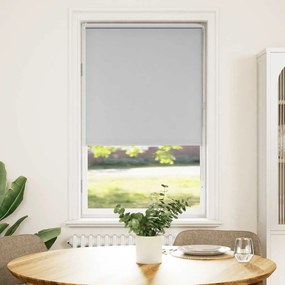 vidaXL Ρολέρ Μπλακάουτ ανοιχτό γκρι 85x130 cm Πλάτος υφάσματος 80,7 cm