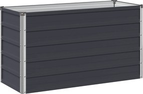 vidaXL Υψωμένο Κρεβάτι Κήπου Ανθρακί 100 x 40 x 55 cm