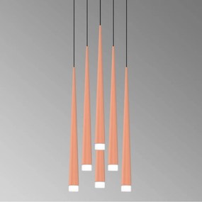 Φωτιστικό Οροφής Κρεμαστό 01220-13 G9  LED D40cm Copper Luma