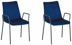 Καρέκλα Berwyn 1375, Μπλε, 87x57x60cm, 7 kg, Ταπισερί, Μεταλλικά, Μπράτσα | Epipla1.gr