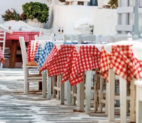 Beauty Home Επαγγελματικό τραπεζομάντηλο Checks Art Ε8015 Πράσινο 145x180