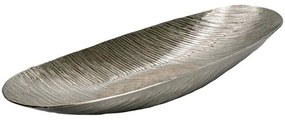 Διακοσμητική Πιατέλα 941-124-052 41x15x5cm Silver Μέταλλο