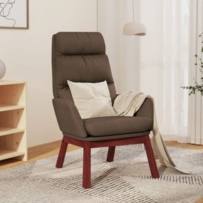 vidaXL Πολυθρόνα Relax Taupe Υφασμάτινη