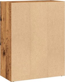 vidaXL Βιβλιοθήκη Όψη Παλαιού Ξύλου 60x30x77 εκ. Επεξεργασμένο Ξύλο