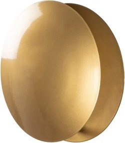 Απλίκα τοίχου Led Mimoza Megapap μεταλλική χρώμα χρυσό 25x16x25εκ.