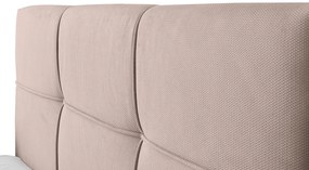 Επενδυμένο Κρεβάτι Manhattan-Mocca-150 x 200-Χωρίς μηχανισμό ανύψωσης