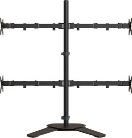 vidaXL Βάση Οθόνης VESA Μαύρη 75/100 χιλ. από Ατσάλι