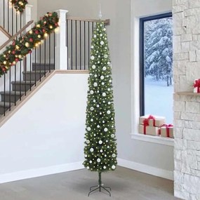 vidaXL Τεχνητό Χριστουγεννιάτικο Δέντρο με 300 LED Πράσινο 270 cm