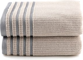 Bath Towel Set (2 Pieces) Mayra - Light Brown Light Brown