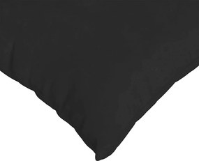 vidaXL Μαξιλάρι Καναπέ 2 pcs Μαύρο 45 x 45 cm ύφασμα