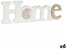 Κορνίζα Gift Decor Home Λευκό Καφέ Ξύλο MDF (x6)