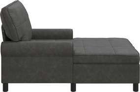 vidaXL Χαλάρωση με μαξιλάρι Μαύρο 91 x 157 x 91 εκ. Τεχνητό Δέρμα