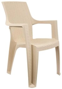 Outdoor Chair Mega Fylliana Beige 58x58x90 cm