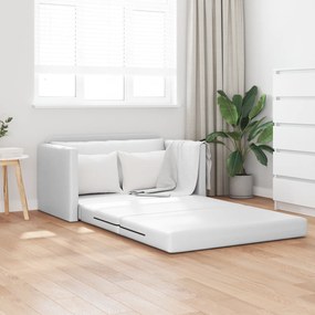 vidaXL Καναπές Κρεβάτι 2-σε-1 Λευκό 124x71x78 cm Τεχνητό Δέρμα